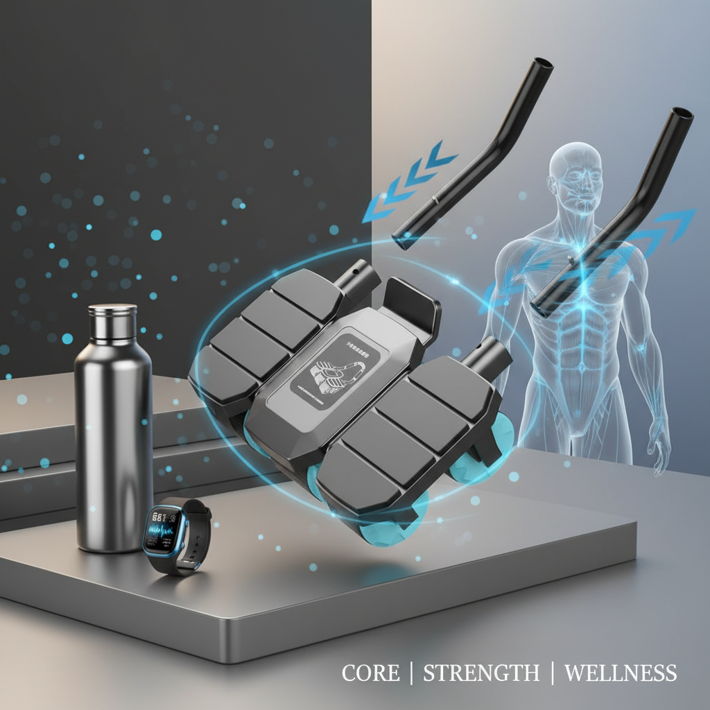Core Strength Ab Roller with Elbow Support
