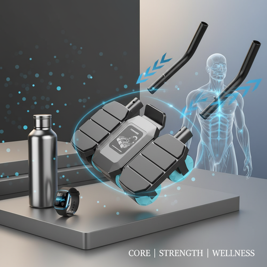 Core Strength Ab Roller with Elbow Support