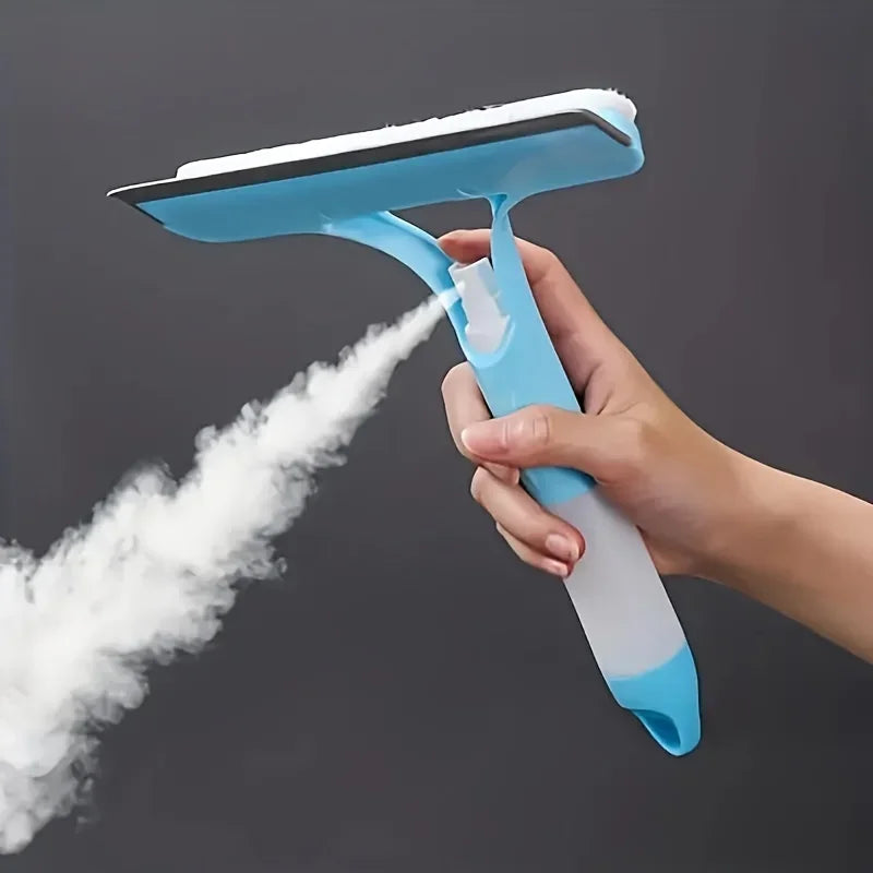 g Can Bathroom Mirror Glass Cleaning To3-in-1 Silicone Shower Squeegee Wiper Hand-held Spray Window Wiper with Nozzle Waterinol