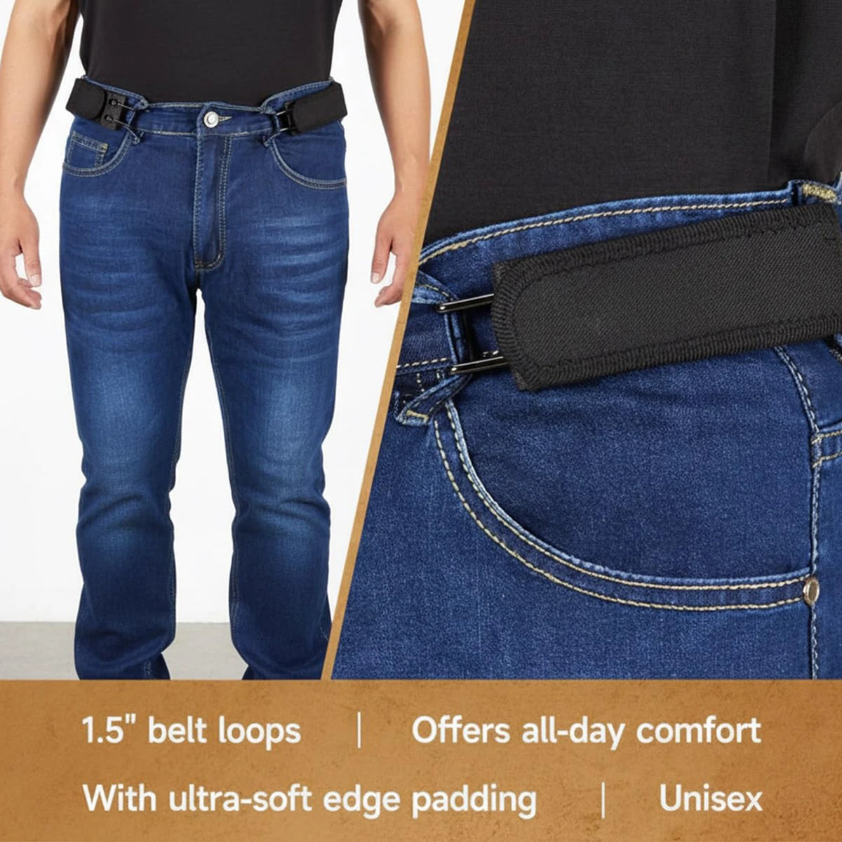 ComfortGrip Buckle-Free Belt
