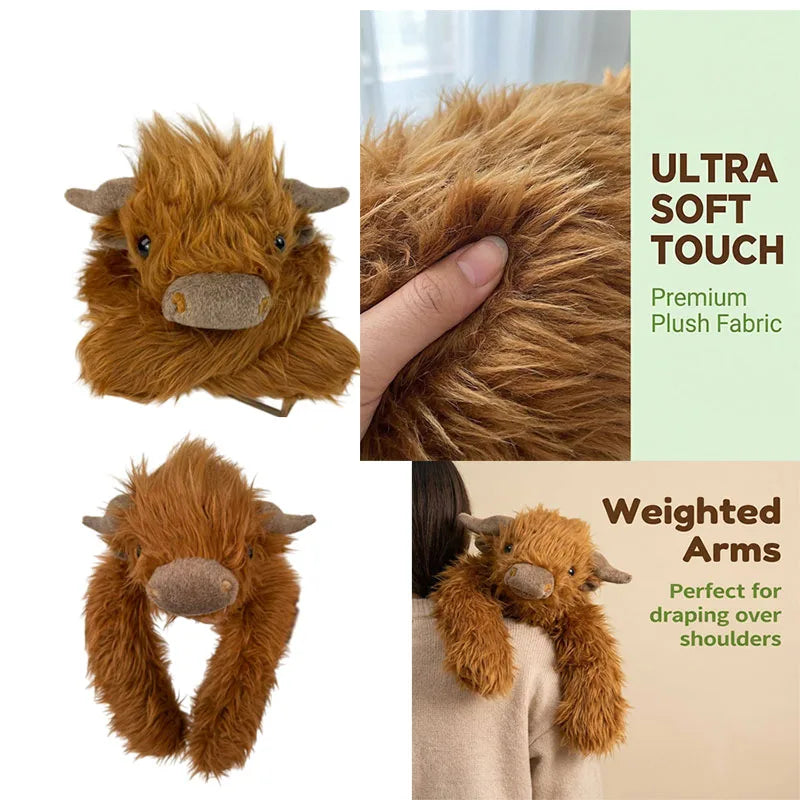 Premium Weighted Animal Hug Plush