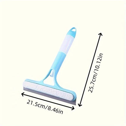 g Can Bathroom Mirror Glass Cleaning To3-in-1 Silicone Shower Squeegee Wiper Hand-held Spray Window Wiper with Nozzle Waterinol