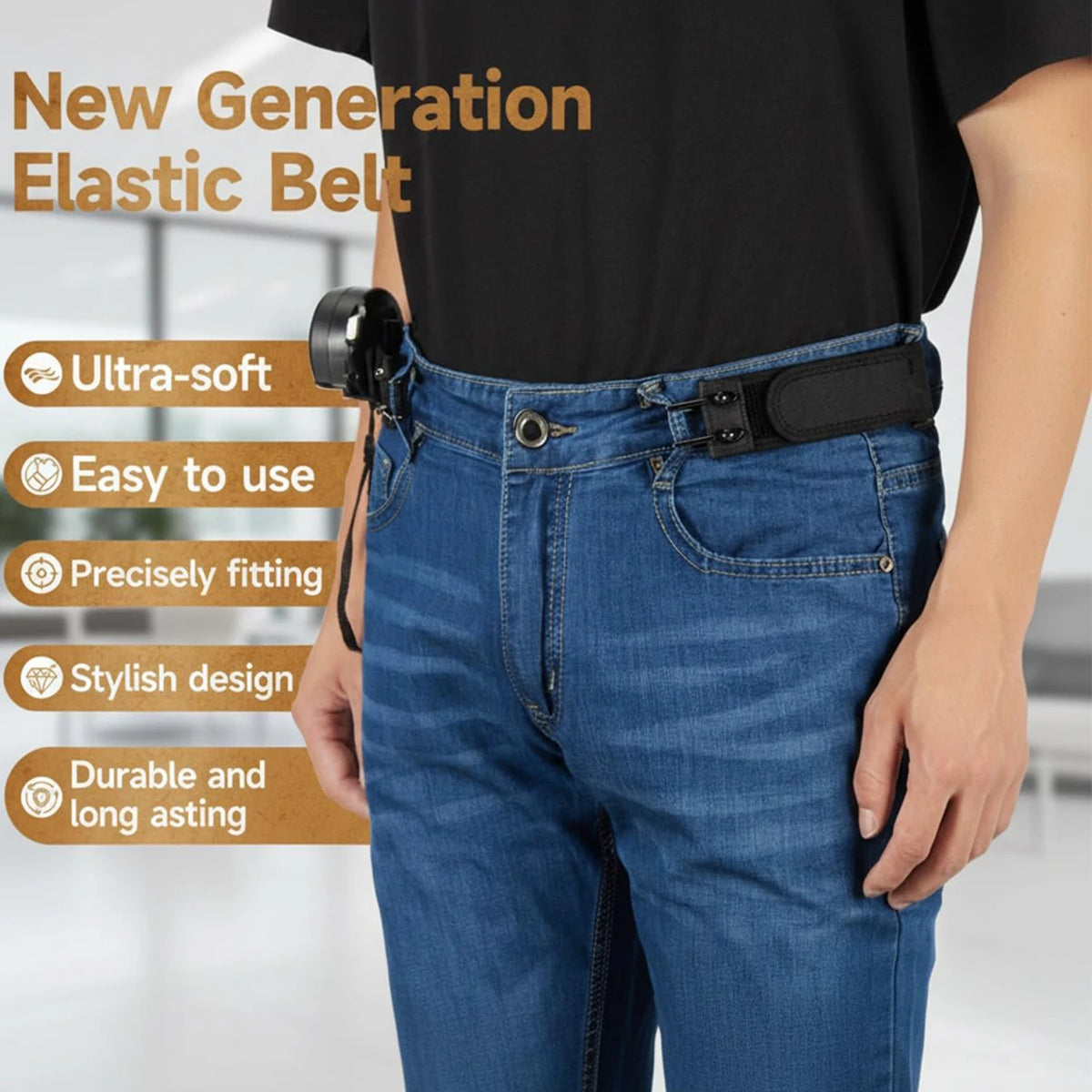 ComfortGrip Buckle-Free Belt
